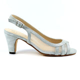 Lunar Audrina Elegance Sling Back Silver Shoe