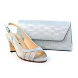 Lunar Audrina Elegance Sling Back Silver Shoe