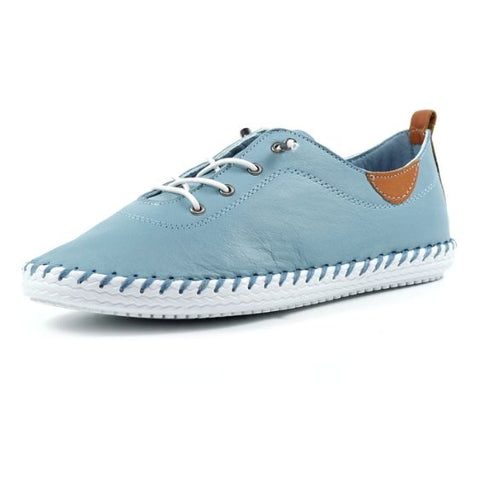 Lunar "St Ives" Pale Blue Plimsol