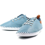 Lunar "St Ives" Pale Blue Plimsol