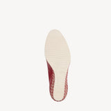 Tamaris Red Patent Wedge Shoe