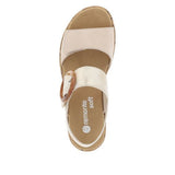 Remonte Beige Combination Adjustable Sandal