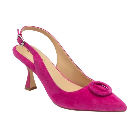 Pink suede kitten heel shoes hotsell