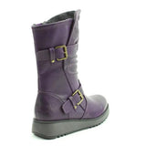 Heavenly Feet Hannah Mid Length Boot in Purple