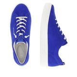 Remonte Sapphire Blue Suede Leather Trainers