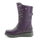 Heavenly Feet Hannah Mid Length Boot in Purple