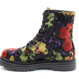 Heavenly Feet "Justina" Floral Velour Ankle Boot