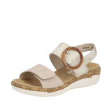 Remonte Beige Combination Adjustable Sandal