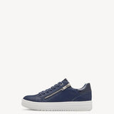 Marco Tozzi Navy Trainer with Zip