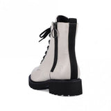 Remonte White Leather Ankle Boot