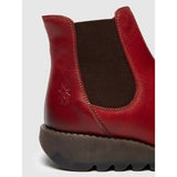 Fly London Salv Ankle Boot in Red