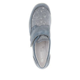 Remonte Light Blue Leather Slip-on Shoe