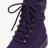 Tamaris Purple Suede Ankle Boot