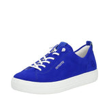 Remonte Sapphire Blue Suede Leather Trainers