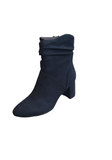 Marco Tozzi Heeled Ankle Boots in Dark Navy 