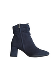 Marco Tozzi Heeled Ankle Boots in Dark Navy 