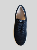 Caprice Black Suede Trainers