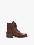 Tamaris Cognac Leather Ankle Boot