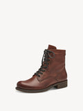 Tamaris Cognac Leather Ankle Boot