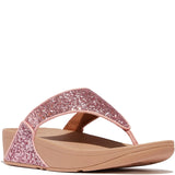 FitFlop Lulu Glitter Thong Sandals in Rose Gold
