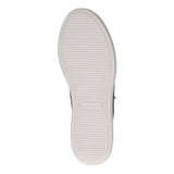 Caprice Ocean Comb Leather Trainer with Side Zip