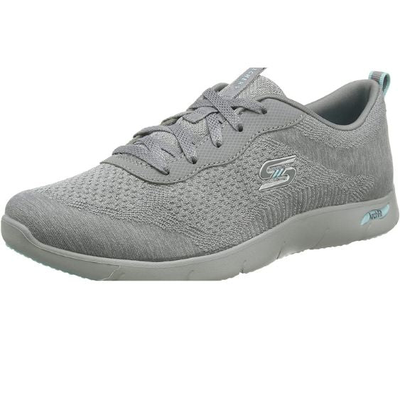 Skechers Arch Fit Refine Lavish Wish Gray Trainer Beryl s Shoes