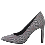 Marco Tozzi- Check-Print Multi Coloured Court Shoe