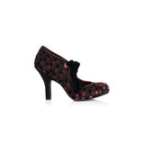 Ruby Shoo "Willow" Red Noir