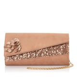 Ruby Shoo "Hoboken"  Bag In Rose Gold